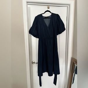 Eloquii blue jean dress